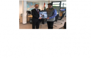 Curator IFFW, Captain Rahul Bali called on H. E. The Ambassador of India Sh. Kumar Tuhin today at his office to apprise him of the developments and preparations being done for the Indian Film Festival Hungary.